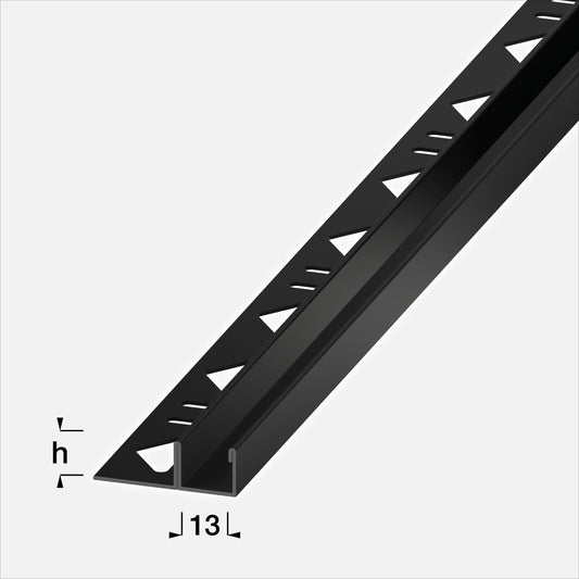Alferpro Alferline Glas-Profil Edelstahl V2A