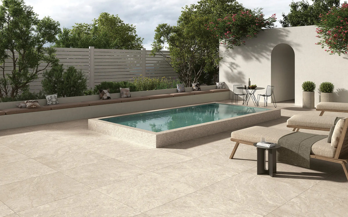 Pietra Beige Rekt 80x80 2cm